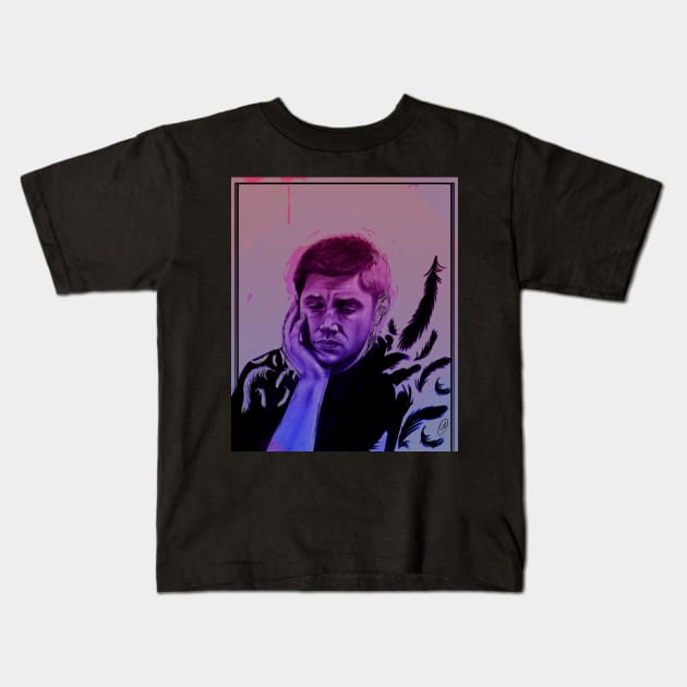 Dean Winchester is bi painting... TWO Kids T-Shirt by dangerbeforeyou